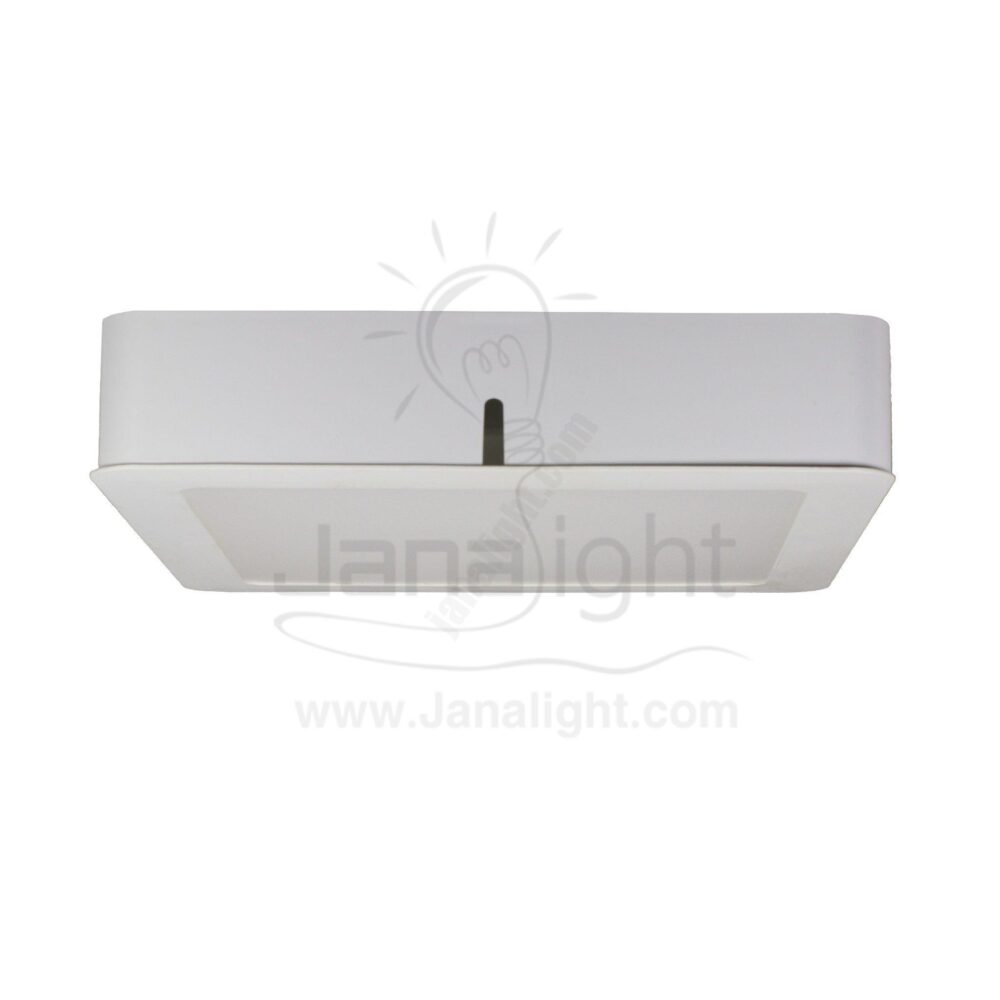 سبوت بانيل 24 وات لطش مربع ابيض بلاستيك اليوس Elios white square 24 watt Surface downlight panel